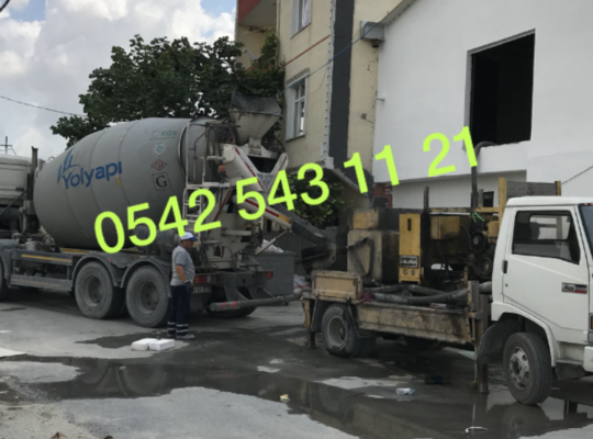 Günlük Kiralık Sabit Beton Pompası ( Yer Pompası )