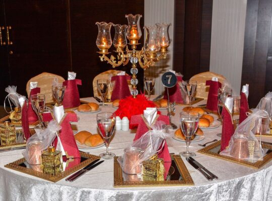 Gold İşlemeli Aynalı Supla