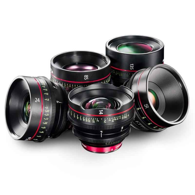 Canon Cinema Prime Lens Seti