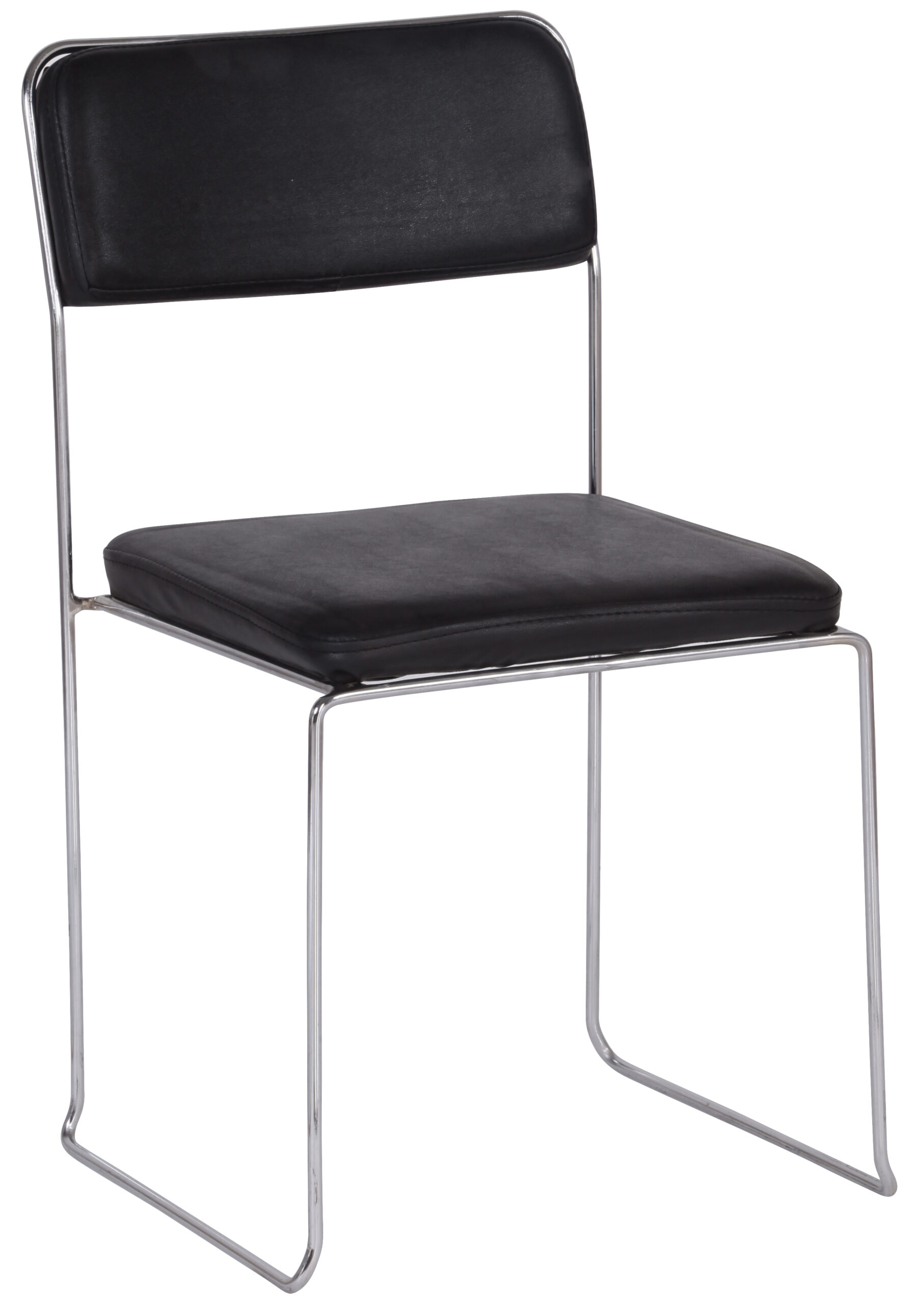 (309-S) Deri Sandalye Siyah