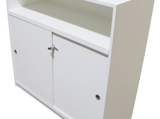 (460) Logitrans Sürgü Kapaklı Ahşap Banko