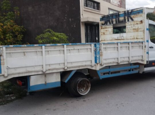 transit kamyonet. açık sac kasa