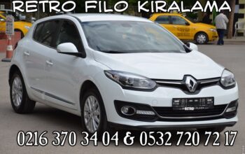 RETRO OTO KİRALADAN Dizel Otomatik Renault Fluenceler istanbul maltepe