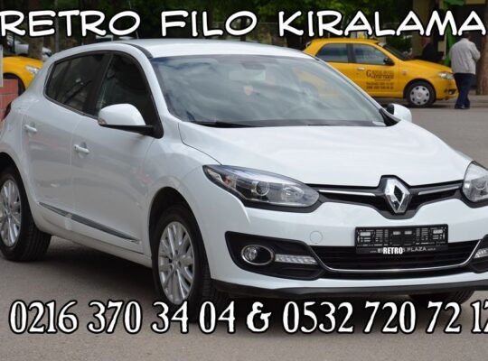 RETRO OTO KİRALADAN Dizel Otomatik Renault Fluenceler istanbul maltepe