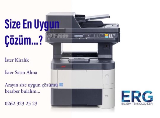 FOTOKOPİ MAKİNELERİ, RENKLİ YAZICILAR, FAKS MAKİNELERİ…
