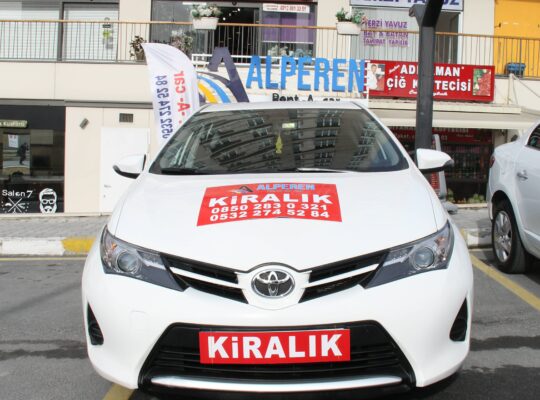 Toyota Auris Kiralama