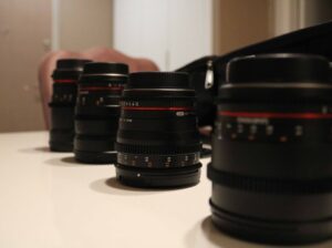 Kiralık Video / Cine lens seti 24 mm – 35 mm -50 mm -85 mm (Samyang)