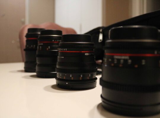 Kiralık Video / Cine lens seti 24 mm – 35 mm -50 mm -85 mm (Samyang)