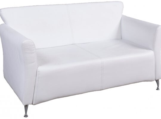 (313-B) Çift Kişilik Koltuk Beyaz