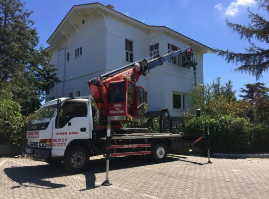 Sepetli vinç platform