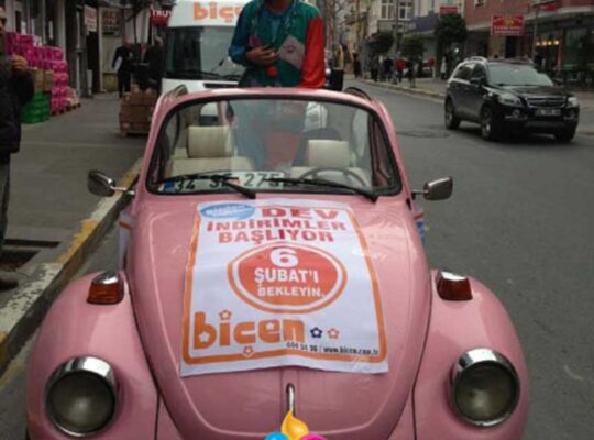 Woswos Cabrio Tanıtım Aracı & Palyaço Kiralama