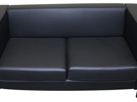 (144-S) Dabi Koltuk Deri Siyah Çiftli