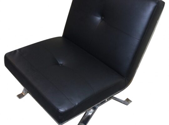 (145-S) Dabi Koltuk Deri Siyah Tekli