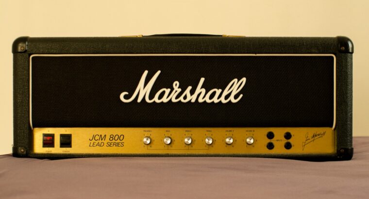 Marshall 50 watt model 1987 jcm 800 vintage 1981 seri no 21