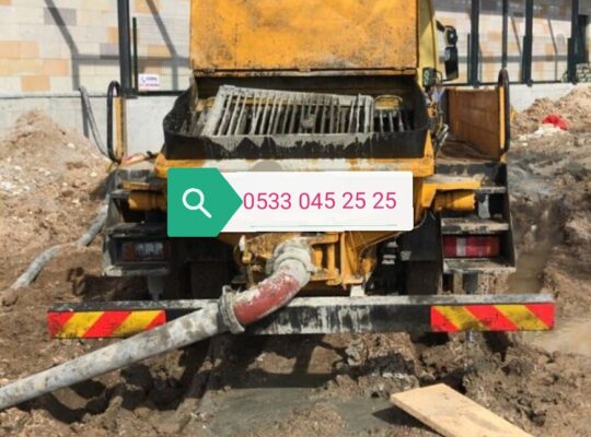 KIRALIK SABIT YER BETON POMPASI