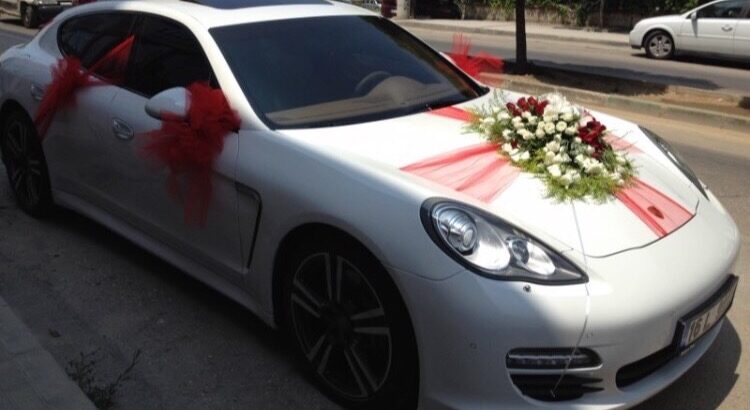 Porsche Düğünlere nişanlara ve özel günlere şöförlü kiralık