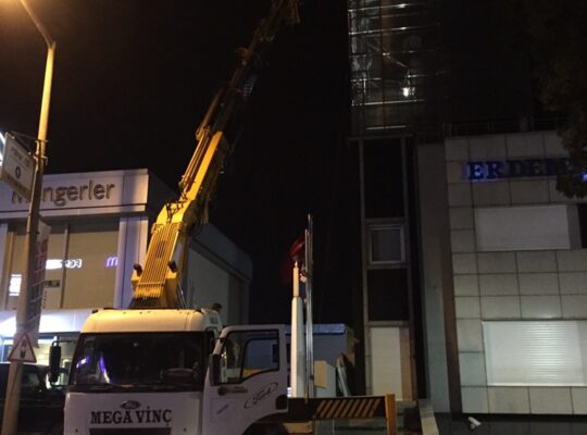 Sepetli vinç platform