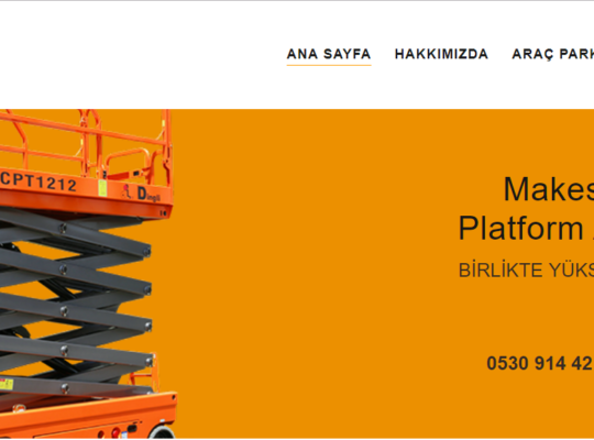 Akülü, Dizel Makaslı, Eklemleri Manlift, Personel Yükseltici Kirala