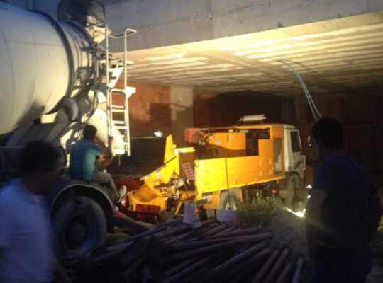 Günlük yada aylık kiralık sabit beton pompası