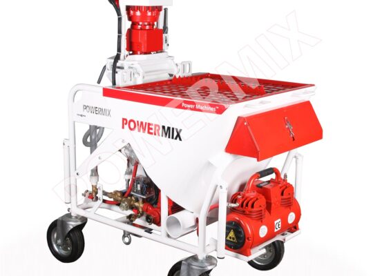 Kiralık Powermix Alçı Sıva Makinası Hazır Sıva Püskürtme Pompası