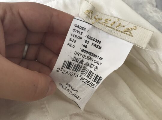 Aysira 46 beden gelinlik