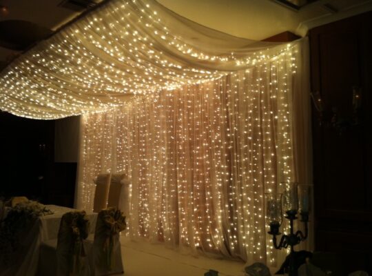 Işıklı Fon Perde ( Dügün ve Özel davetlere)