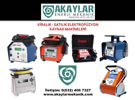 Kiralık Elektrofüzyon Kaynak Makinesi