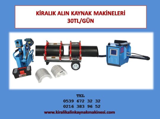 Kiralık Alın Kaynak Makinesi