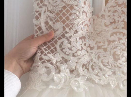 2018 Model Özel Dikim Prenses Gelinlik