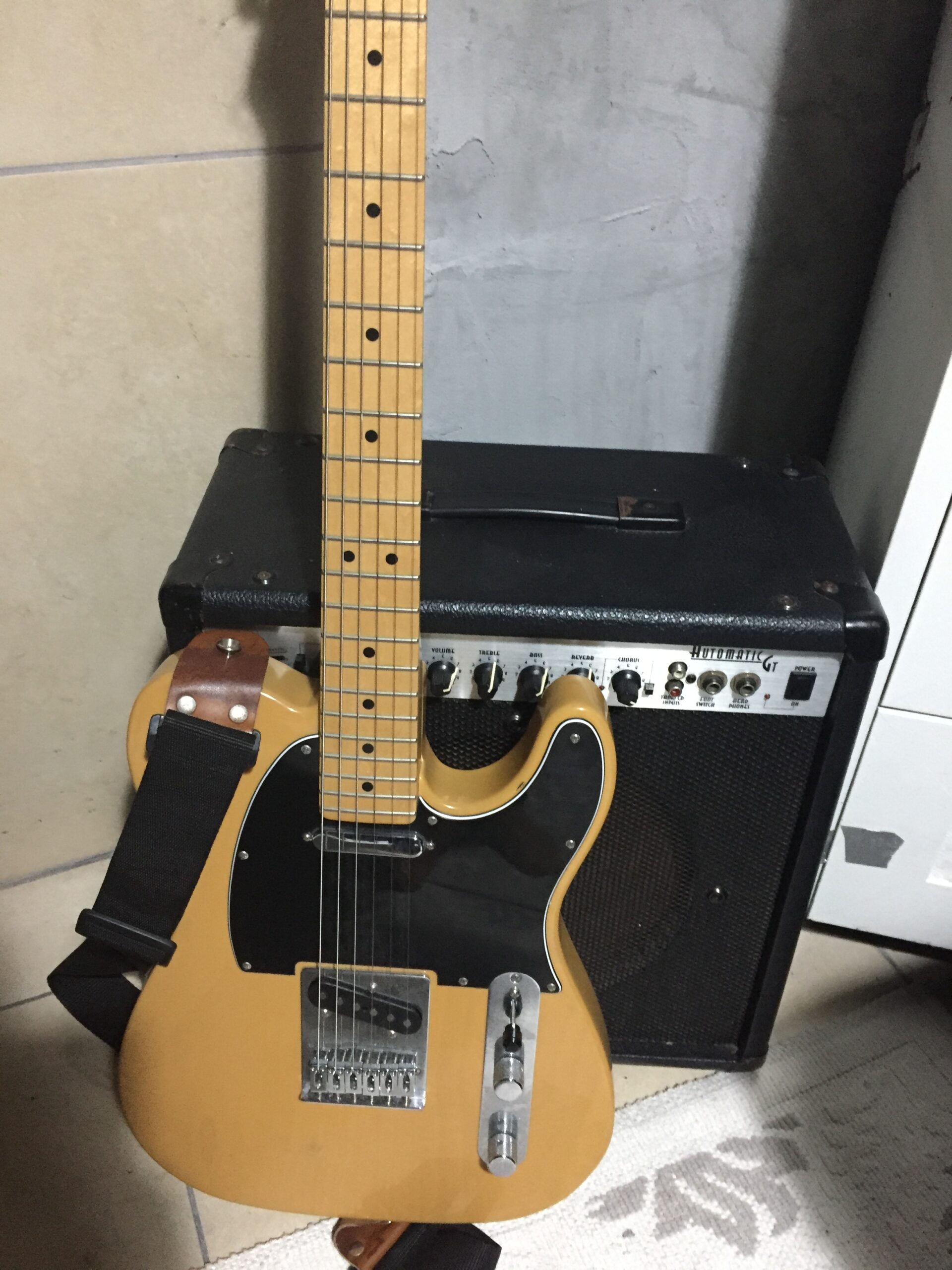 Fender Telecaster Ve Fender Mustang Amfi