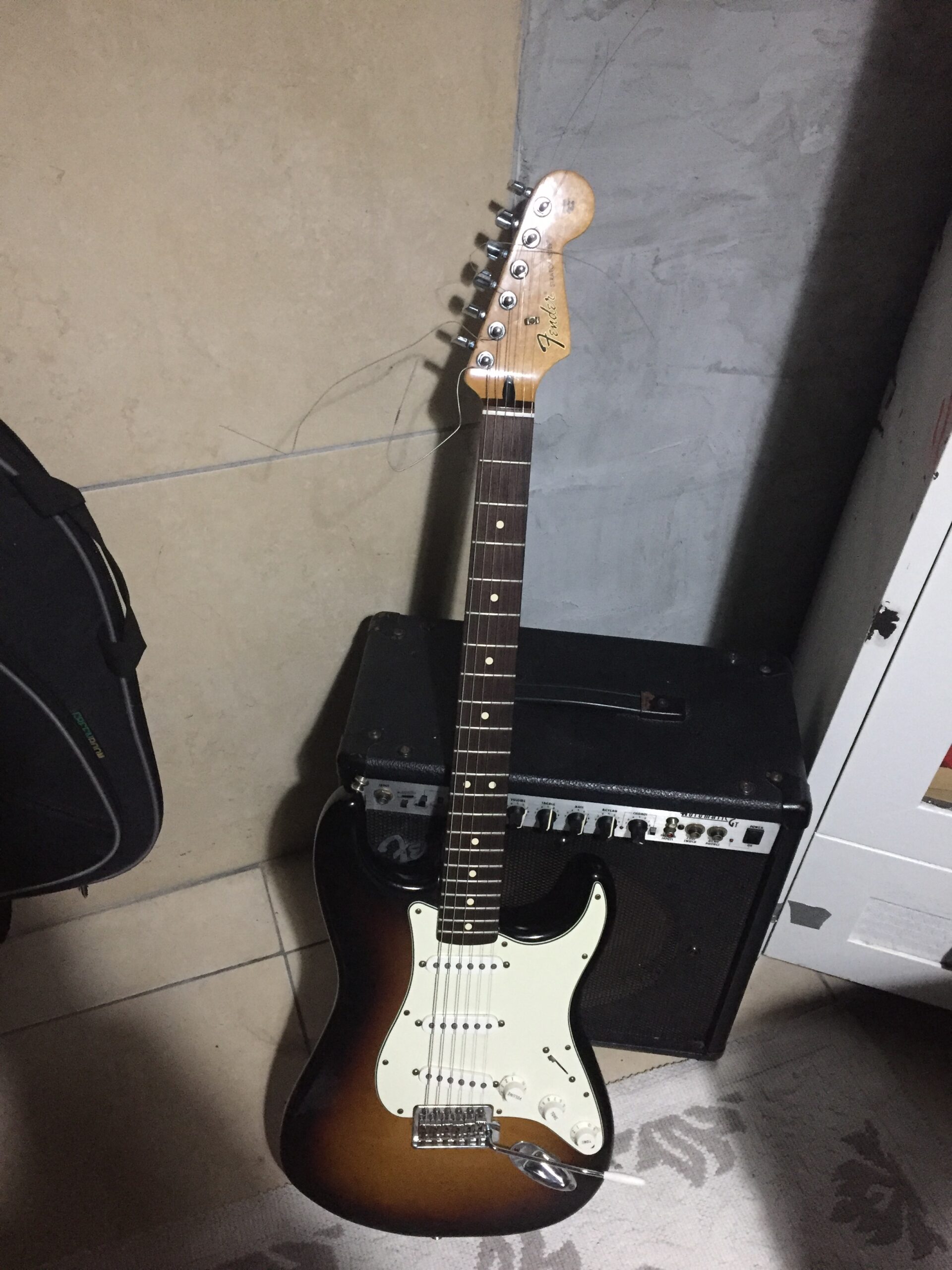 Fender Stratocaster Ve Fender Mustang Amfi