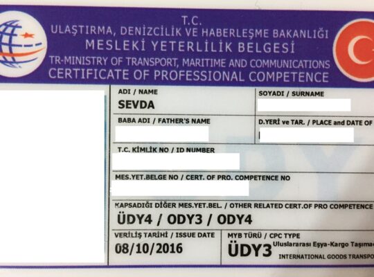 KİRALIK ÜDY3(ÜDY4-ODY3-ODY4) Belgesi