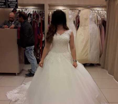 Korseli Gelinlik Kiralama 38-40 Beden Arası