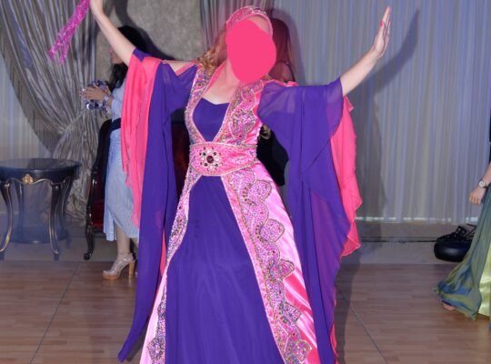 Kiralık Kaftan Mor Pembe