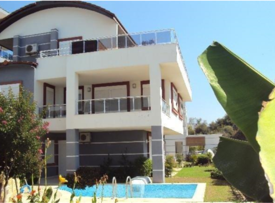 Antalya Side’de Lüks Havuzlu Kiralık Villa