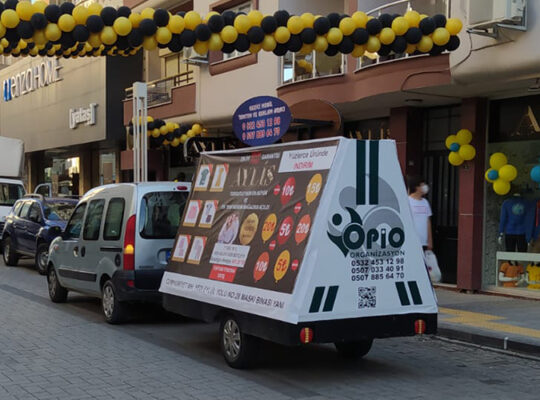 Mobilboard gezici reklam aracı