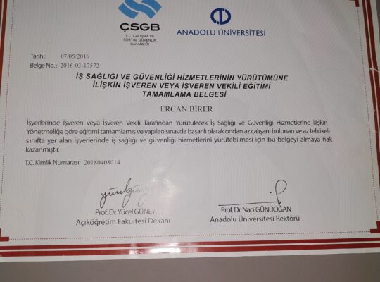 KİRALIK USTA ÖĞRETİCİ BELGELERİ