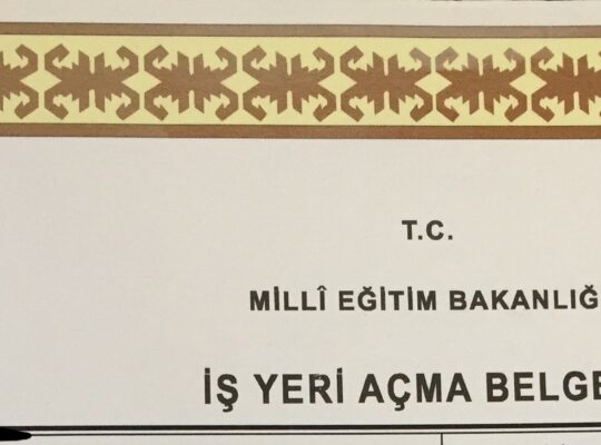 İş yeri açma belgesi