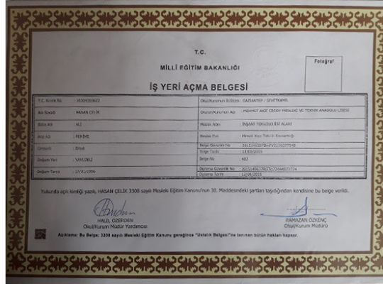 Mimari Yapı Teknik Ressamlığı