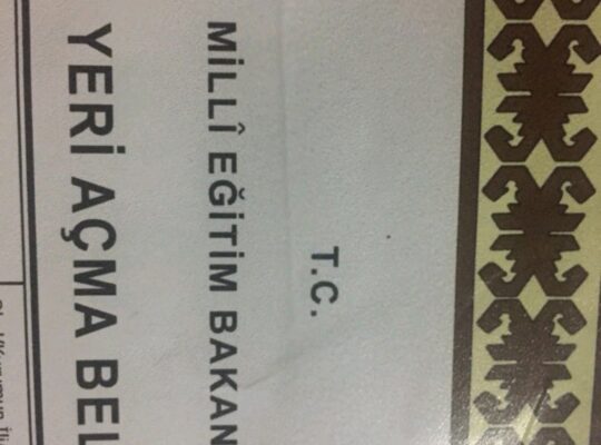 Elektrik elektronik iş yeri açma belgesi