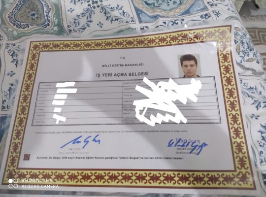 İşyeri Açma Belgesi