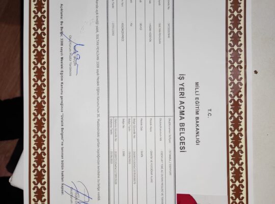 Grafik tasarım ve fotoğraf iş yeri açma belgesi kiralıyorum.