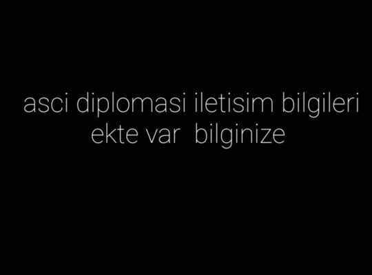 Asci isyeri acma belgesi “onlisans diploma”