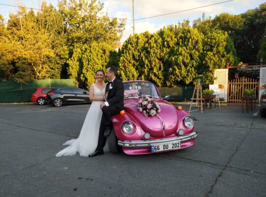 Pembe Vosvos Kiralık Vosvos Gelin Arabası