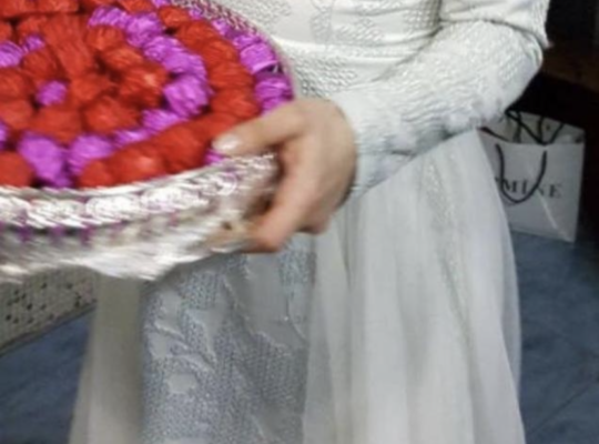 Gri tesettür elbise