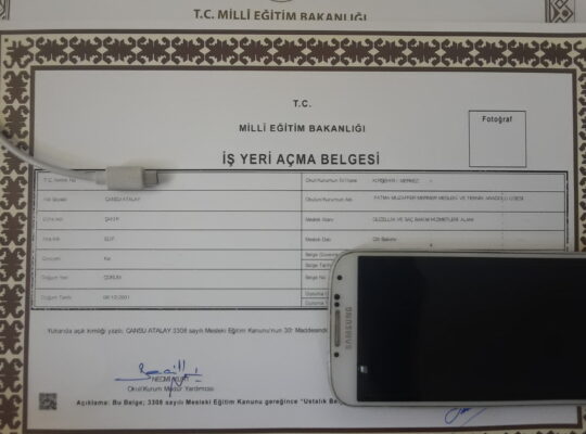 İş Yeri Açma Belgesi