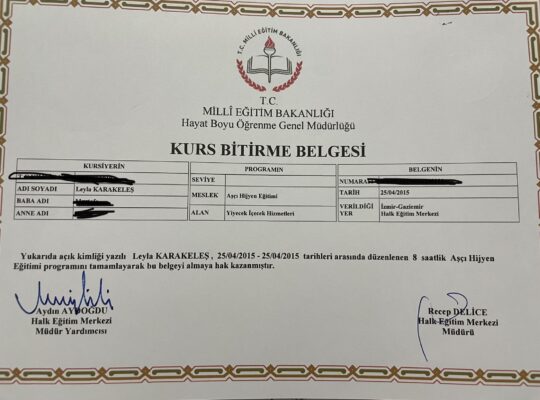 Kiralık iş yer açma belgesi