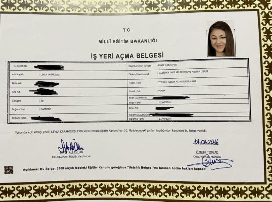 Kiralık iş yer açma belgesi