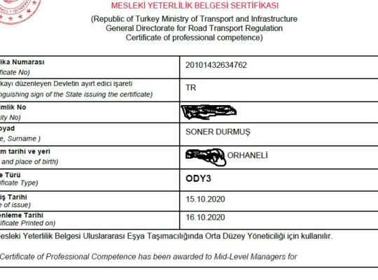 KİRALIK ODY 3 BELGESİ