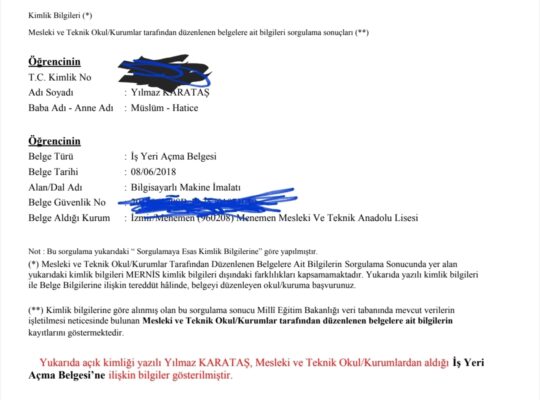 Bilgisayarlı Makina İmalatı